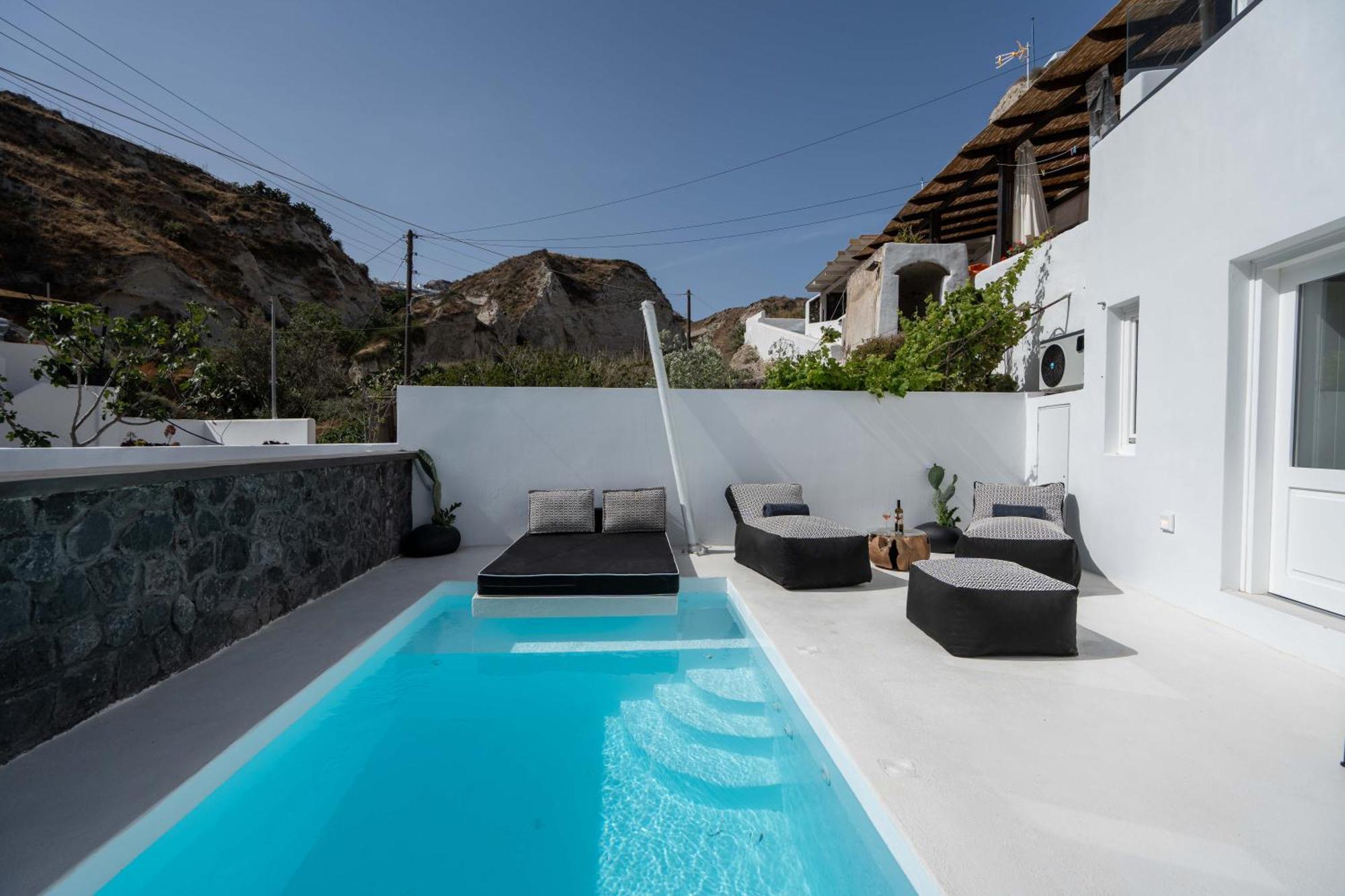 The Magic Luxury Cave Suites Vóthon Esterno foto
