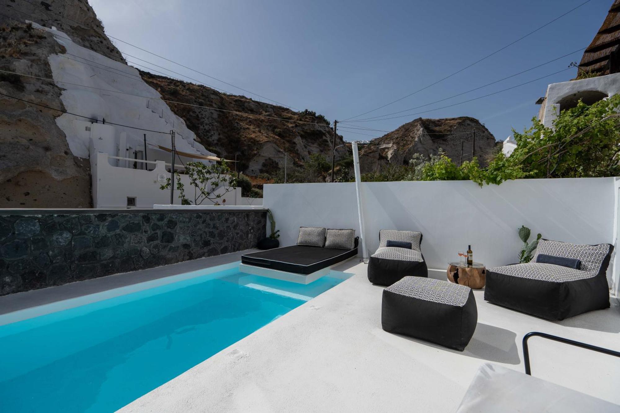 The Magic Luxury Cave Suites Vóthon Esterno foto