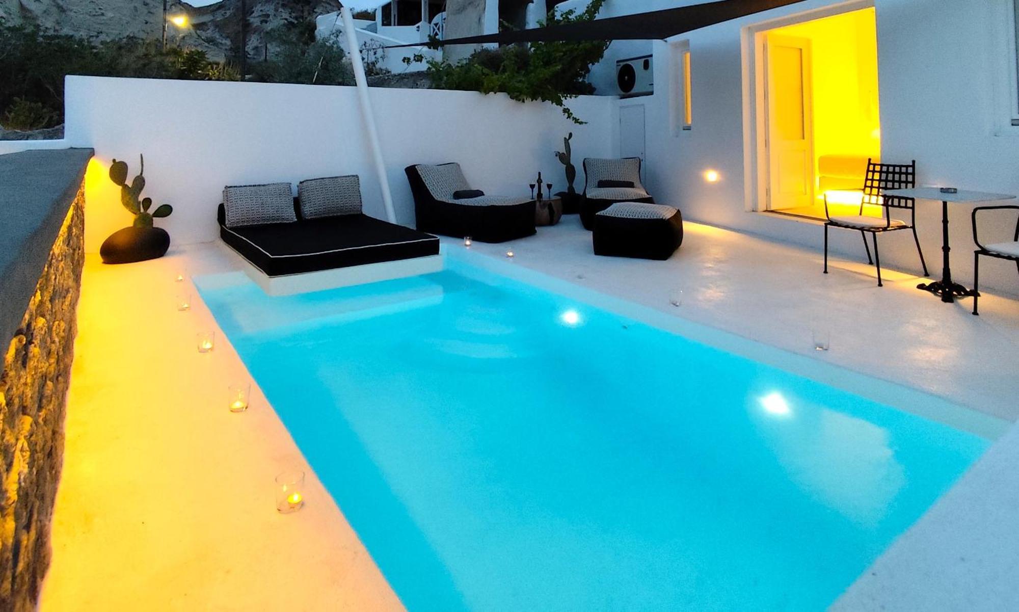 The Magic Luxury Cave Suites Vóthon Esterno foto