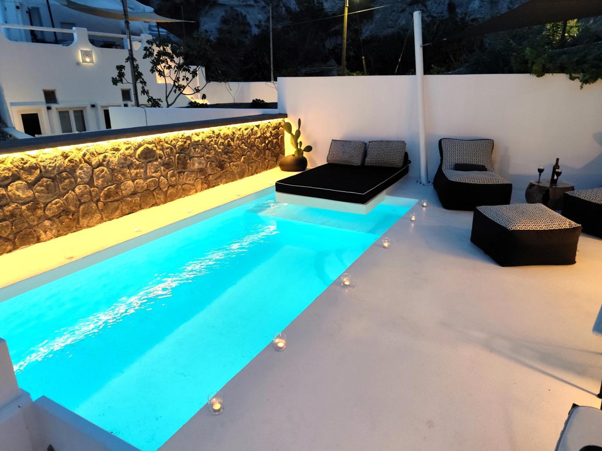 The Magic Luxury Cave Suites Vóthon Esterno foto