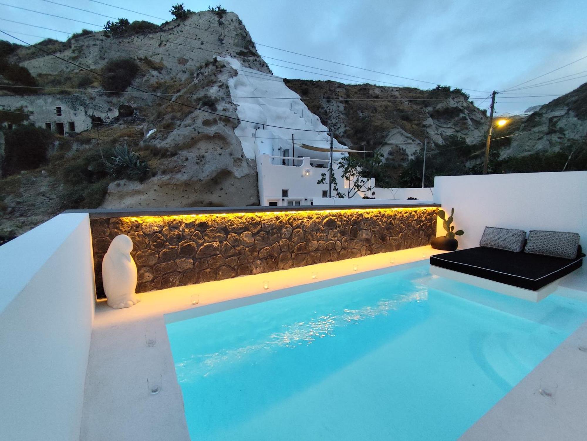 The Magic Luxury Cave Suites Vóthon Esterno foto