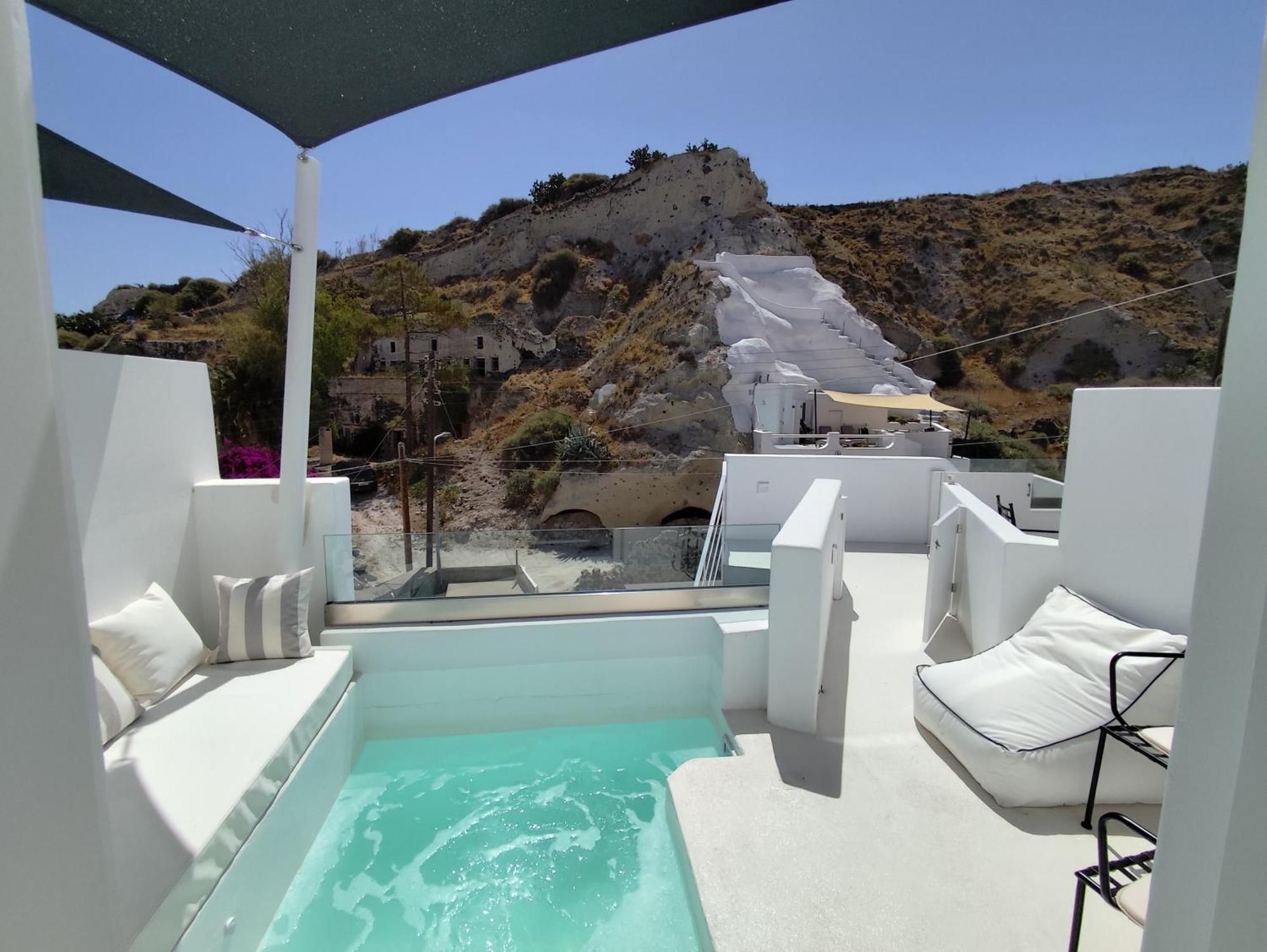 The Magic Luxury Cave Suites Vóthon Esterno foto