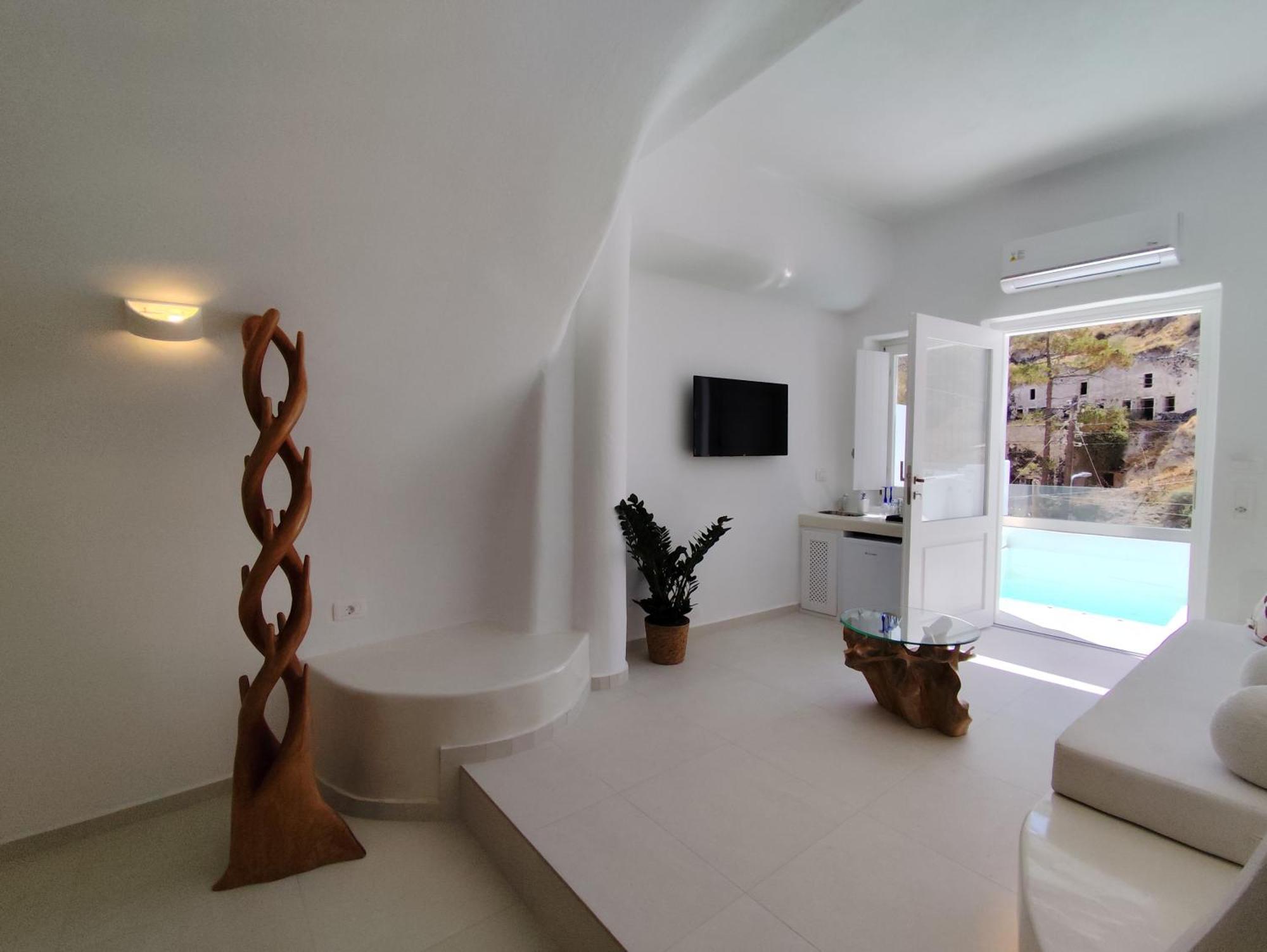 The Magic Luxury Cave Suites Vóthon Esterno foto