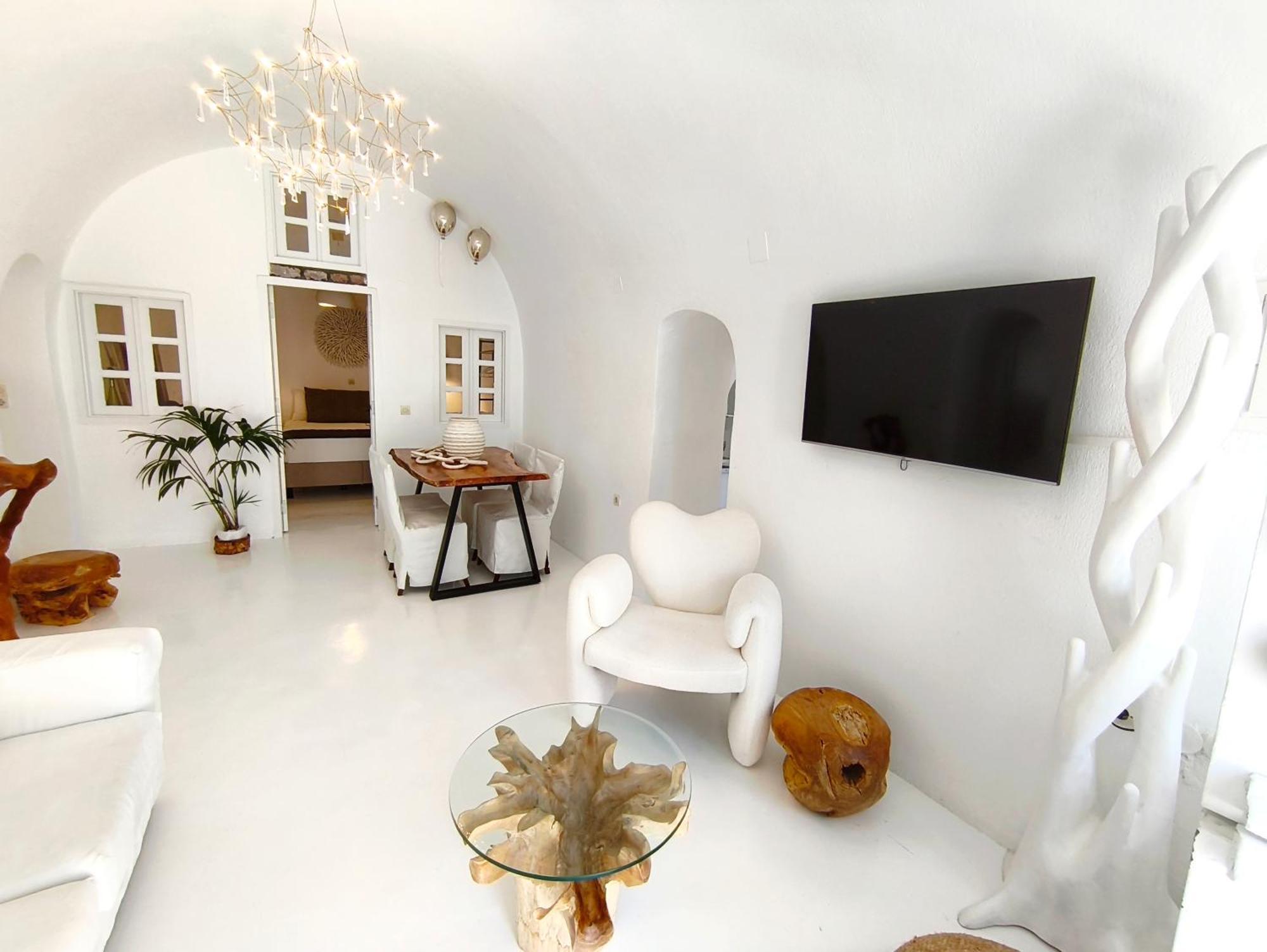 The Magic Luxury Cave Suites Vóthon Esterno foto